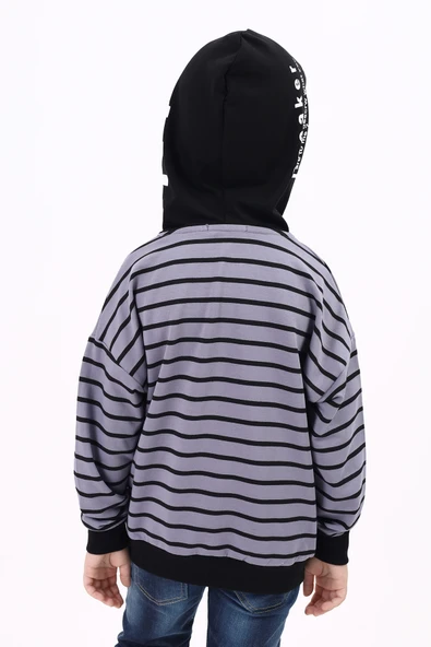 Toontoy Erkek Çocuk  Speaker Baskılı Sweatshirt - 10