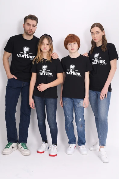 Toontoy Unisex Atatürk Baskılı Tişört - 6