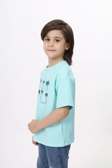 Toontoy Erkek Çocuk Baskılı Tişört - 4