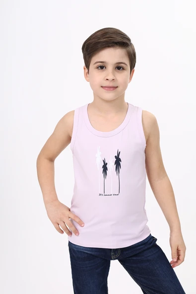 Toontoy Erkek Çocuk Baskılı Atlet - 2