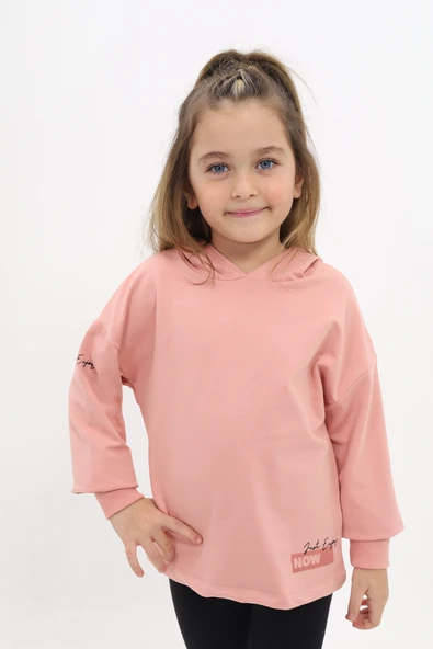 Toontoy Kız Çocuk Baskılı Sweatshirt
