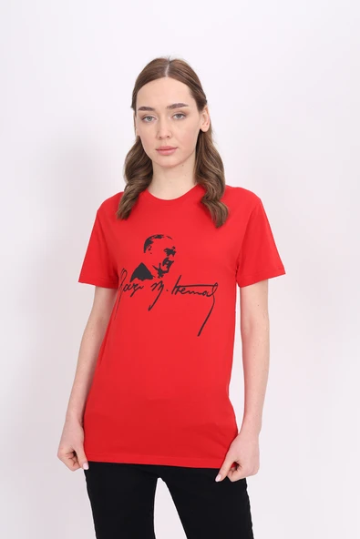 Toontoy Unisex Atatürk Baskılı Tişört - 12