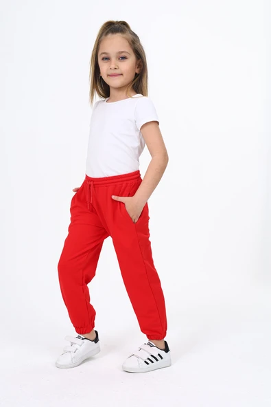 Toontoy Kız Çocuk Baskılı Eşofman Alt - 8