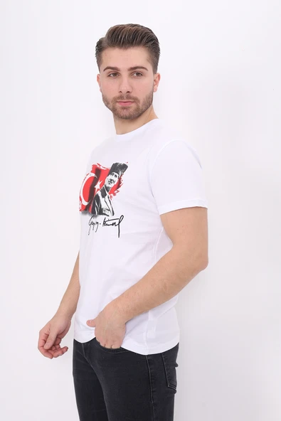 Toontoy Unisex Atatürk Baskılı Tişört - 11
