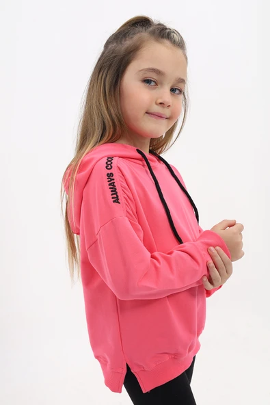 Toontoy Kız Çocuk Nakışlı Sweatshirt - 4