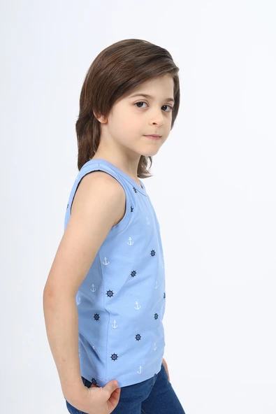 Toontoy Erkek Çocuk Baskılı Atlet - 7