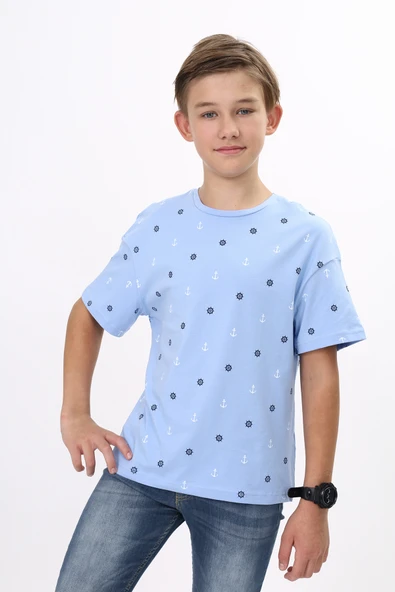 Toontoy Erkek Çocuk Baskılı Tişört - 5
