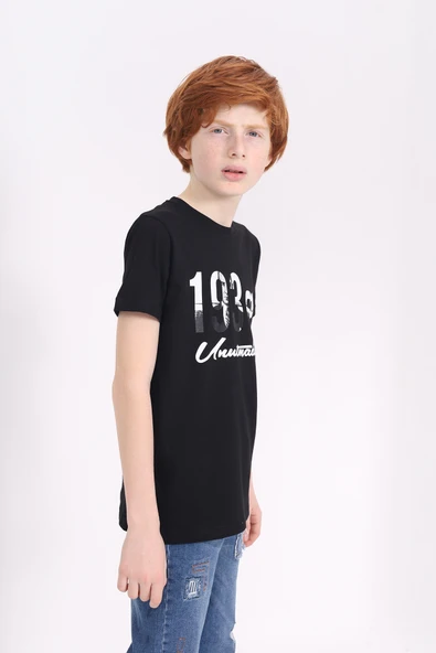 Toontoy Unisex Çocuk Atatürk Baskılı Tişört - 11