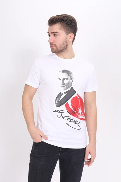 Toontoy Unisex Atatürk Baskılı Tişört 23093 - 8