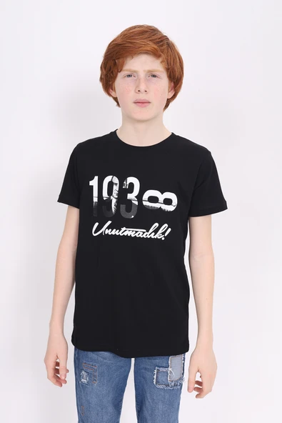 Toontoy Unisex Çocuk Atatürk Baskılı Tişört - 10