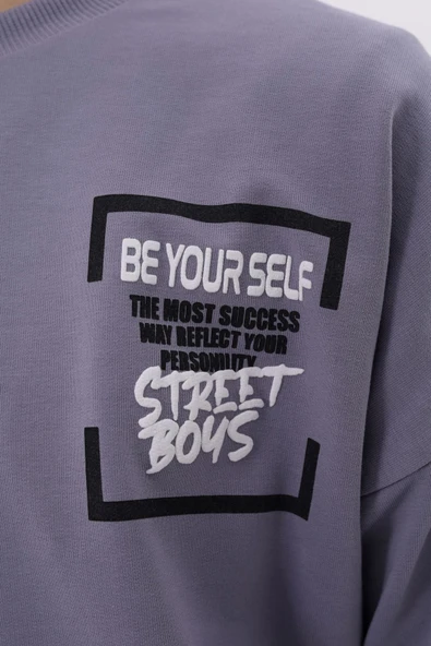 Toontoy Erkek Çocuk Baskılı Sweatshirt - Resim 8