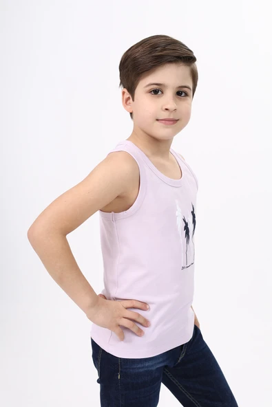 Toontoy Erkek Çocuk Baskılı Atlet - 4