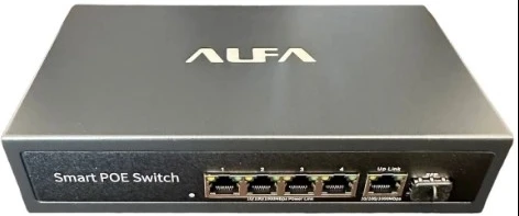 ALFA P208 4+2 10/100/1000Mbps SMART TAMAMI GİGABİT POE SWITCH