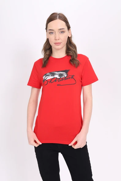 Toontoy Unisex Atatürk Baskılı Tişört - 11