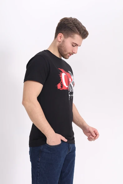 Toontoy Unisex Atatürk Baskılı Tişört - 3