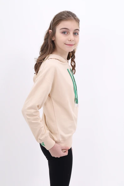 Toontoy Kız Çocuk Nakışlı Sweatshirt - Resim 4