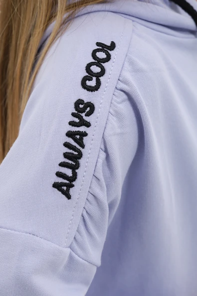 Toontoy Kız Çocuk Nakışlı Sweatshirt - 7
