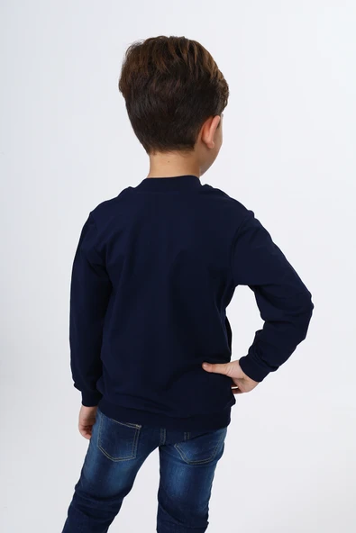 Toontoy Erkek Çocuk Nakışlı Hırka - 6