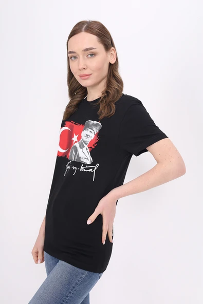 Toontoy Unisex Atatürk Baskılı Tişört - 6