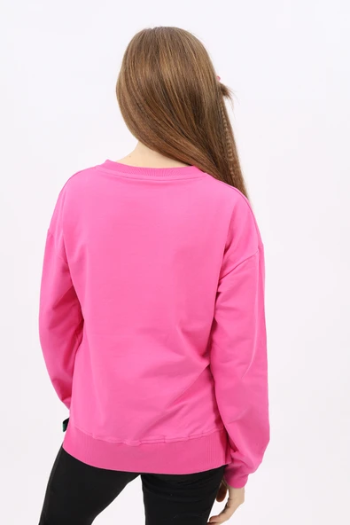 Toontoy Kız Çocuk Nakışlı Sweatshirt - 10