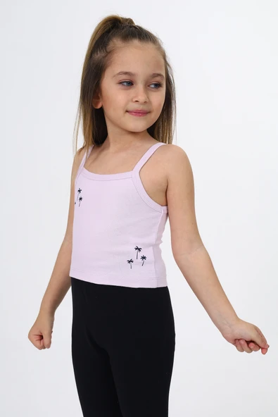 Toontoy Kız Çocuk Baskılı Atlet - 2