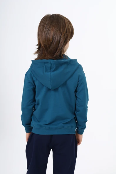 Toontoy Erkek Çocuk Baskılı Hırka - 4