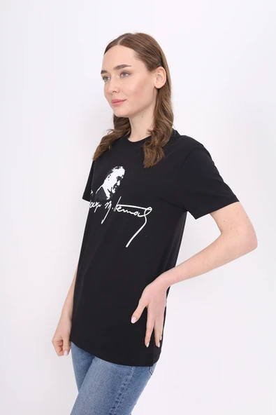 Toontoy Unisex Atatürk Baskılı Tişört - 5