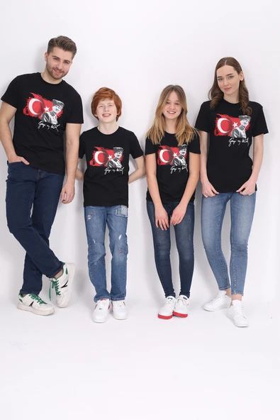 Toontoy Unisex Atatürk Baskılı Tişört - 8