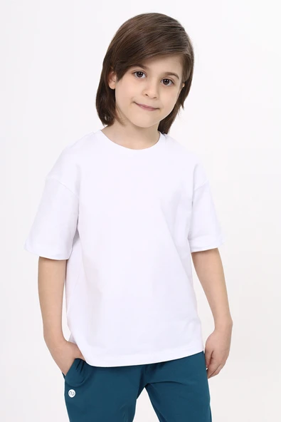 Toontoy Unisex Çocuk Etek Ucu Baskılı Tişört - 2