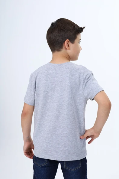 Toontoy Erkek Çocuk Kolu Baskılı Tişört - Resim 4