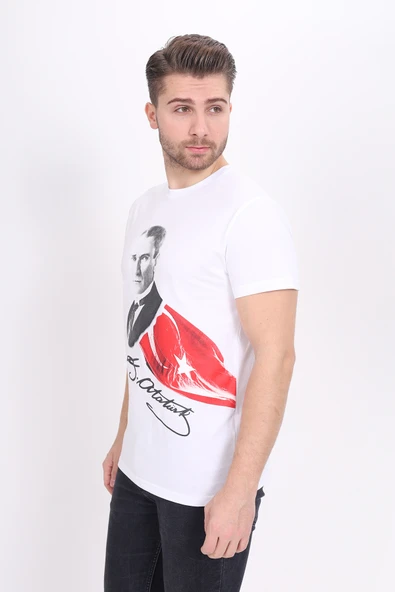 Toontoy Unisex Atatürk Baskılı Tişört 23093 - 9