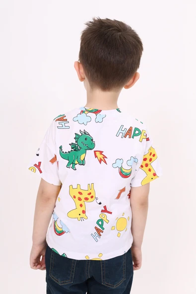 Toontoy Erkek Çocuk Baskılı Tişört - 12