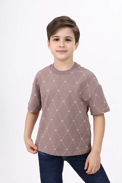 Toontoy Unisex Çocuk Baskılı Tişört