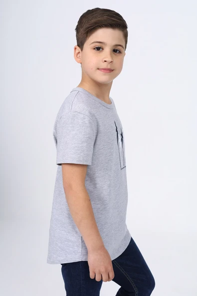 Toontoy Erkek Çocuk Baskılı Tişört - 9