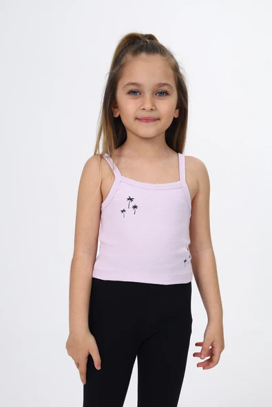 Toontoy Kız Çocuk Baskılı Atlet - 10