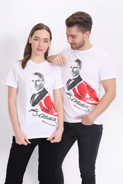 Toontoy Unisex Atatürk Baskılı Tişört 23093 - 11