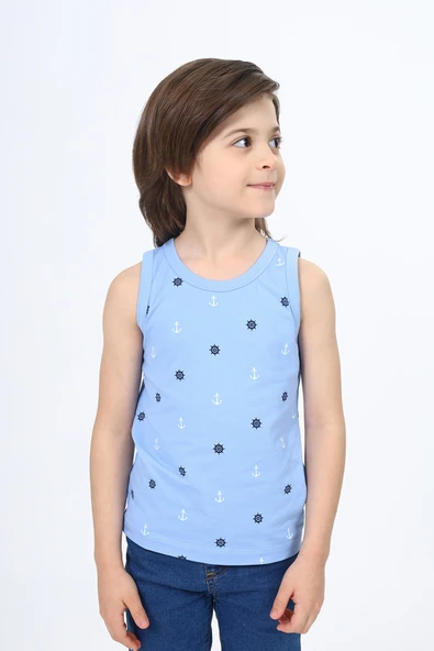 Toontoy Erkek Çocuk Baskılı Atlet - 6