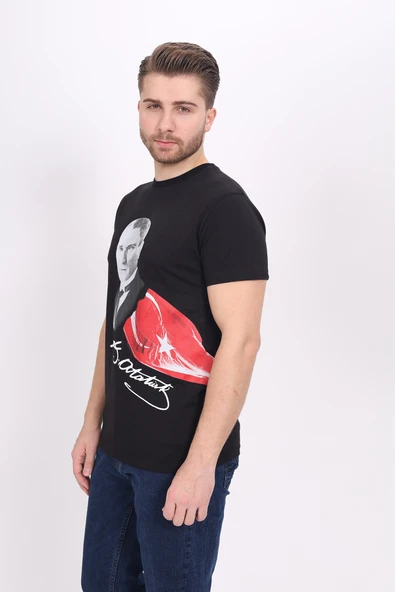 Toontoy Unisex Atatürk Baskılı Tişört 23093 - 3