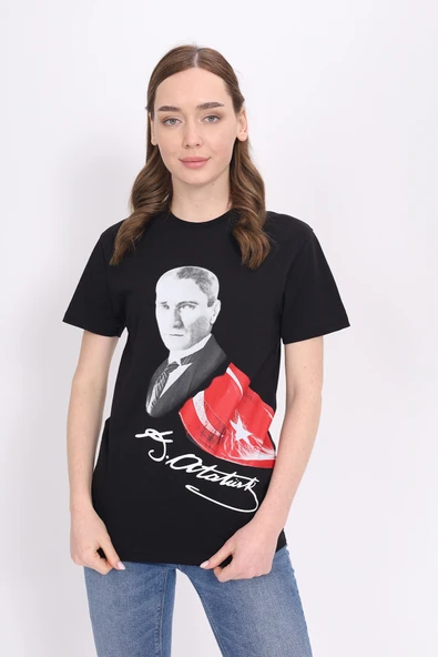 Toontoy Unisex Atatürk Baskılı Tişört 23093 - 5