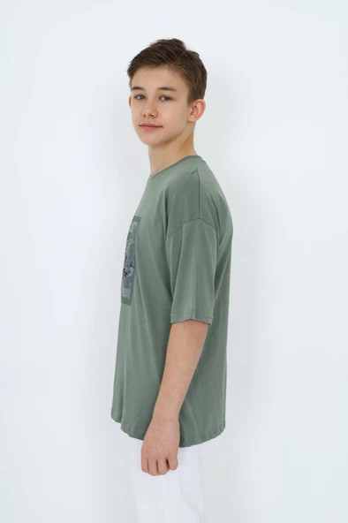 Toontoy Erkek Çocuk  Just Be Baskılı Tişört - Resim 2