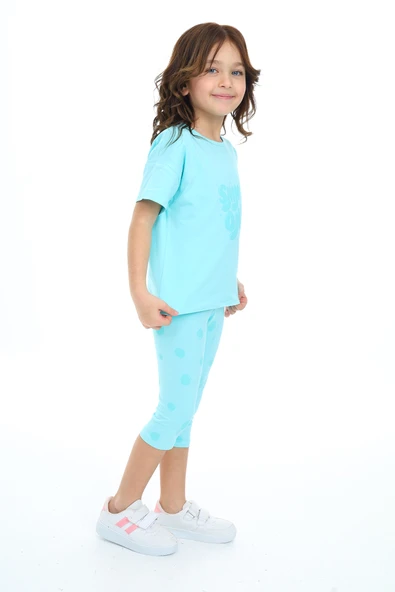Toontoy Kız Çocuk Shıne On Baskılı Kaprili Takım - 9