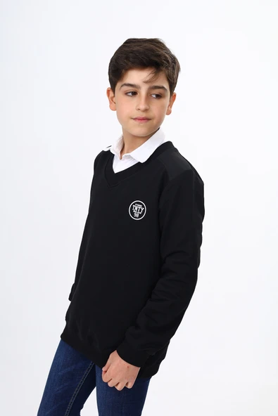 Toontoy Erkek Çocuk Okul Baskılı Sweatshirt - 3