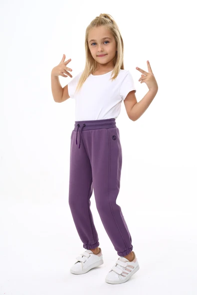 Toontoy Kız Çocuk Nakışlı Eşofman Alt - 3