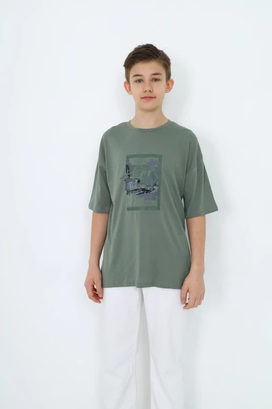 Toontoy Erkek Çocuk  Just Be Baskılı Tişört ürün görseli 1