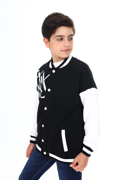 Toontoy Erkek Çocuk Baskılı Kolej Hırka - 12