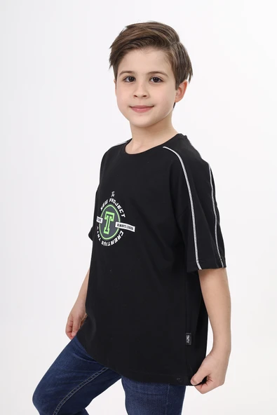 Toontoy Erkek Çocuk  New Project Baskılı Tişört - 8