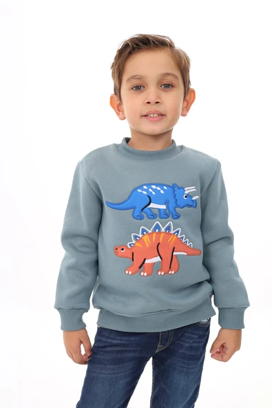 Toontoy Erkek Çocuk Nakışlı Sweatshirt - 2