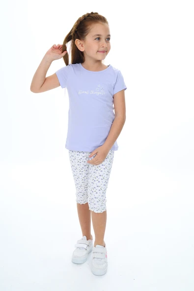 Toontoy Kız Çocuk Nakışlı Kaprili Takım - 9
