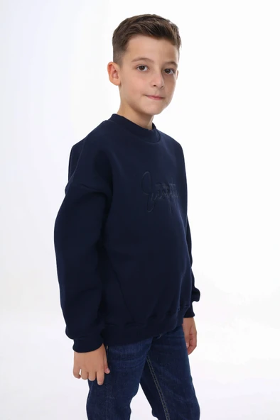 Toontoy Erkek Çocuk Nakışlı Sweatshirt - Resim 9