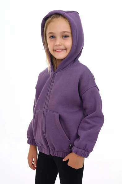 Toontoy Kız Çocuk Kapüşonlu Hırka - 9